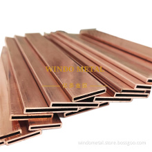 Straight Cutting Copper Pipes Rectangular Pipes